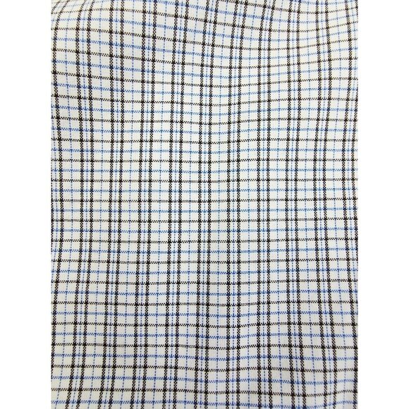 Exofficio Insect Shield Size Medium (8-10) Womens White Blue Brown Check Shirt - Picture 10 of 15